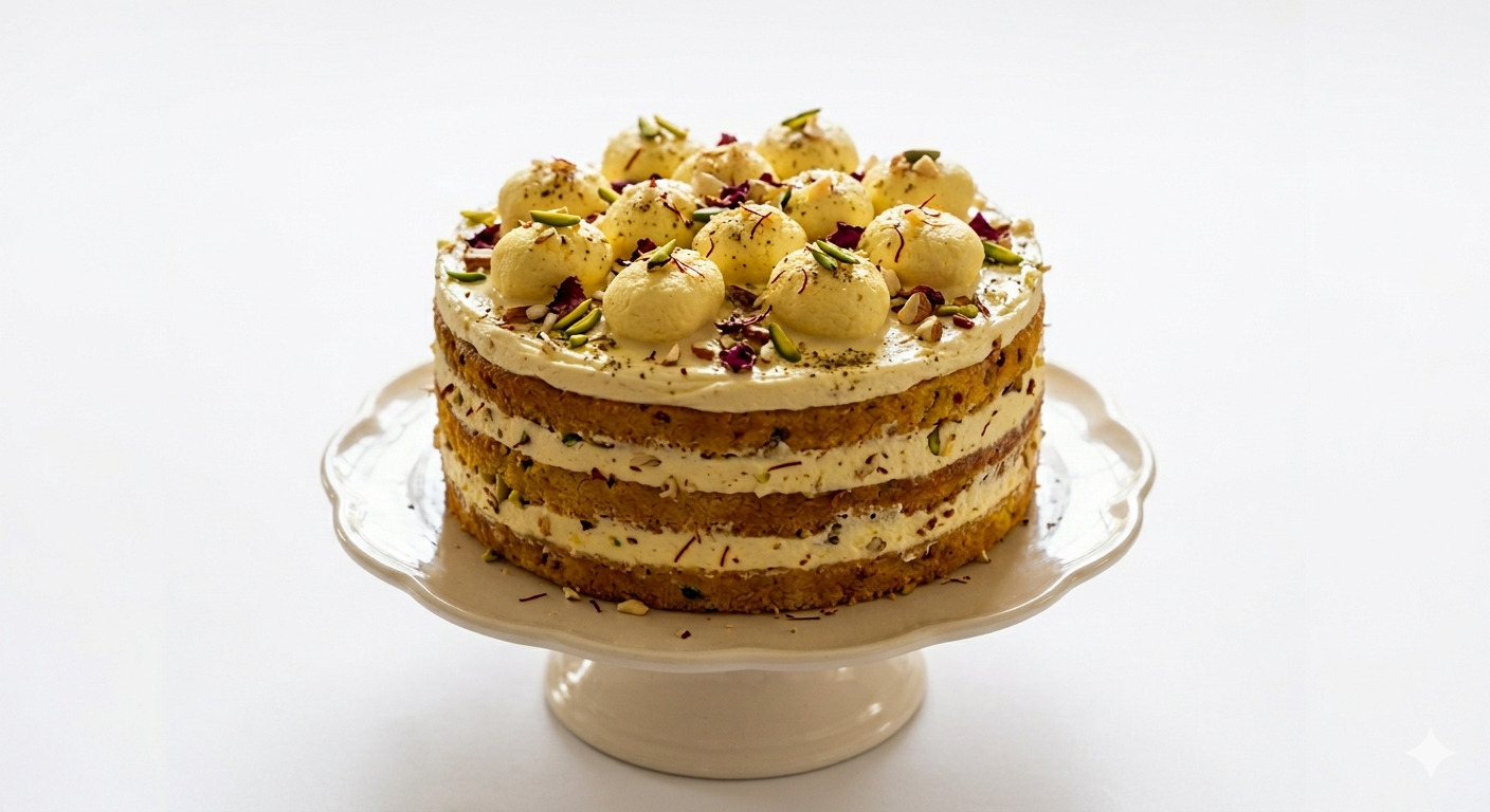 Rasmalai Cake